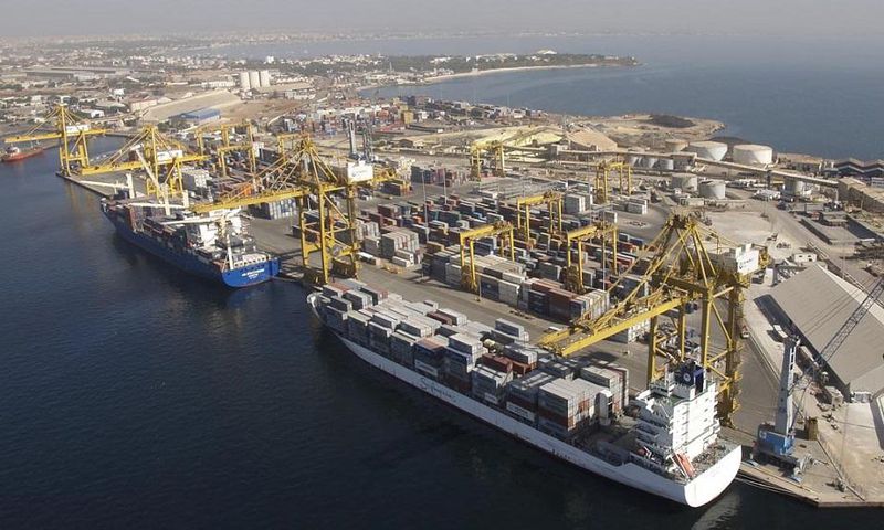 Port in Dakar Senegal