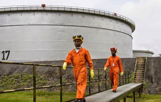 Nigerian oil production