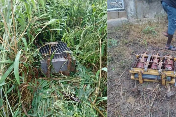 Hunter causes arrest of 3 men for stealing ECG transformer in Volta Region