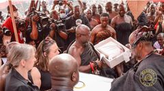 Otumfuo Osei Tutu II receives looted royal artefacts from US museums
