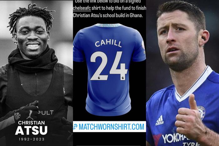 Chelsea legend Gary Cahill auctions jersey to raise funds to complete Atsu’s school in Ghana