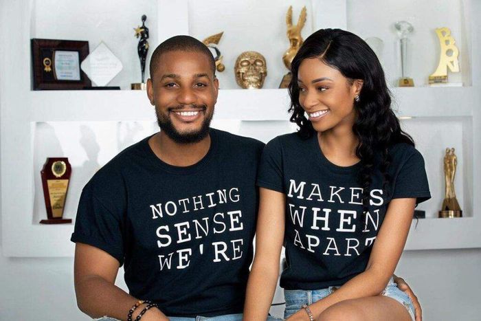 Alex Ekubo and Fancy Acholonu