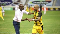 Andre Ayew and CK Akonnor