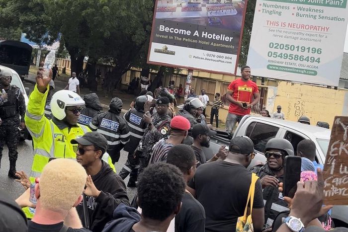 Protestors reject food and drinks
