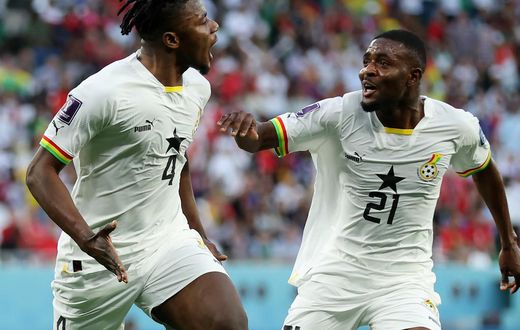 Mohammed Salisu's goal for the Black Stars