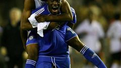 Mikel Obi and Michael Essien