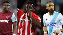Mohammed Kudus, Iñaki Williams and Jordan Ayew