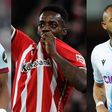 Mohammed Kudus, Iñaki Williams and Jordan Ayew
