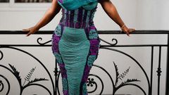 Bride in kente