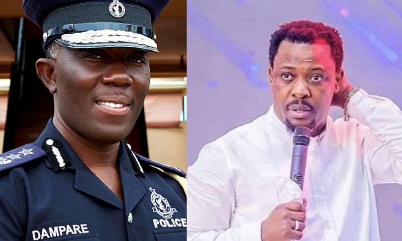 IGP Dr George Akuffo Dampare and Prophet Nigel Gaisie