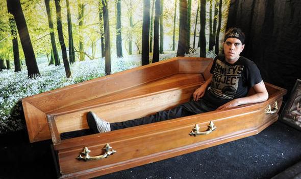 People have earned money is by sleeping in a coffin [DailyExpress]