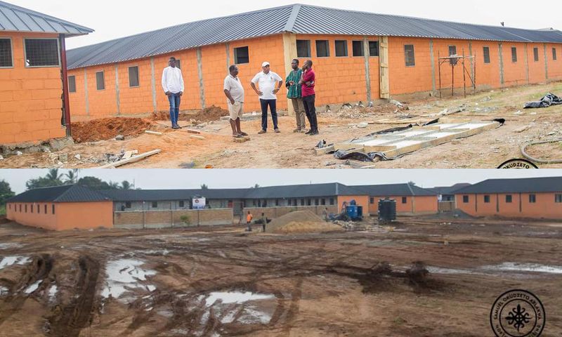 Charming homes built for Akosombo Dam spillage victims captured in lovely photos