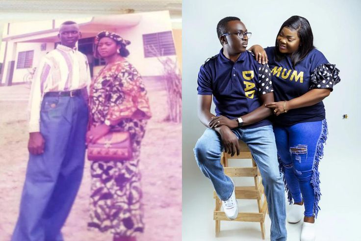 Celestine Donkor and her husband