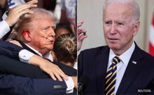 Donald Trump and Joe Biden