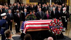 The most powerful images from the nation's remembrance of President George HW Bush