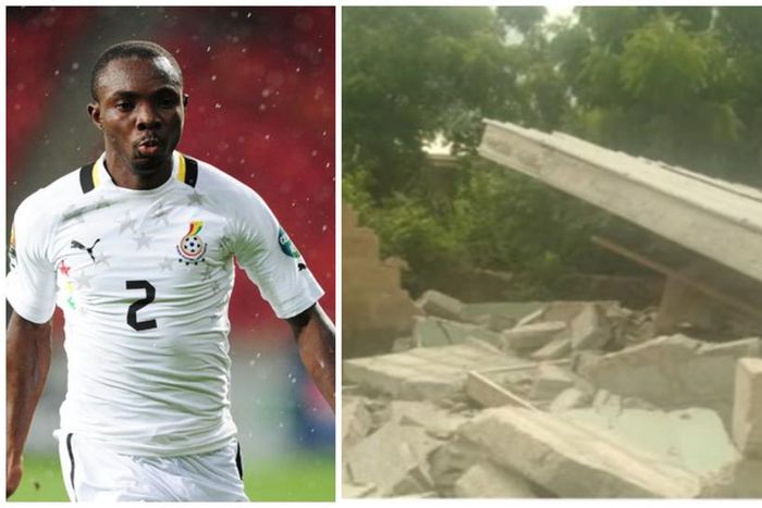 Richard Boateng: Kasoa land guards demolish building project of Black Stars defender