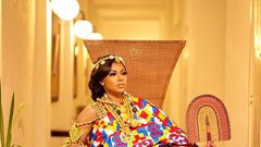 Bride in kente