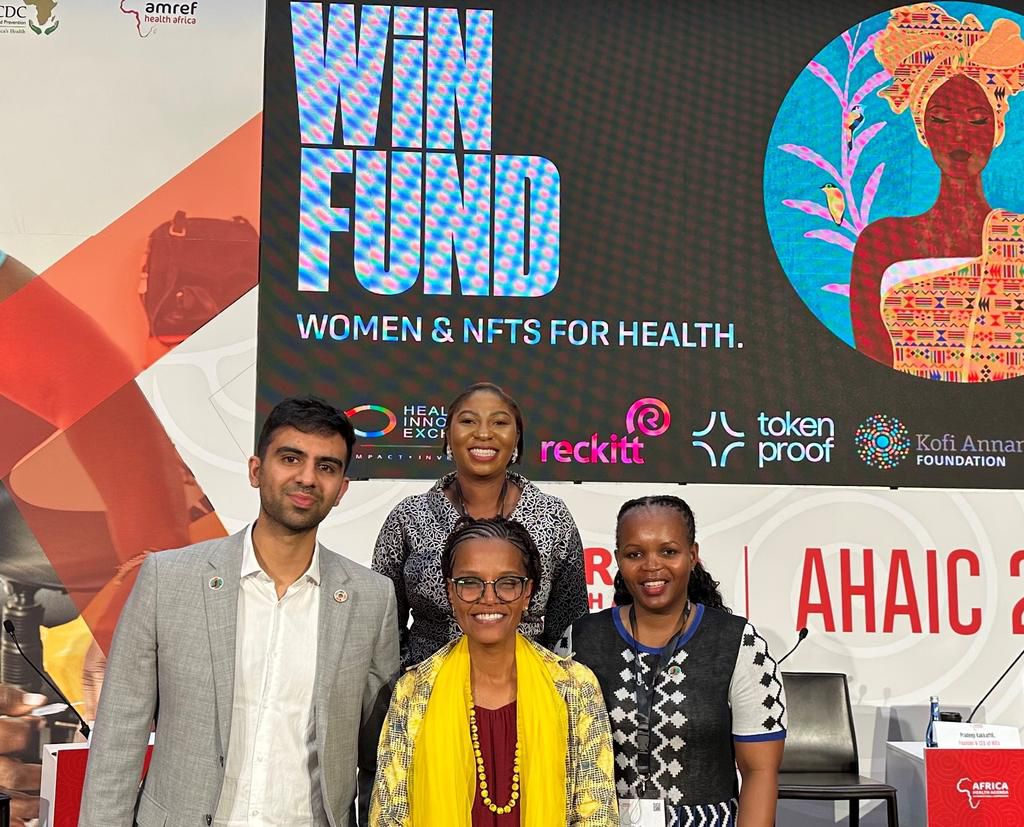 L-R, Hamzah Sarwar Global Director of Social Impact & Partnerships at Reckitt, Umra Omar, Founder of Safari Doctors, Masibonge Mkhize , Head of Corporate Communications, External Affairs and Partnerships, Reckitt South Africa,  and Cassandra Uzo-Ogbugh...