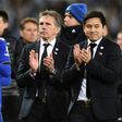 Leicester City manager Claude Puel (centre) applauds fans following the Premier League match against Burnley at the King Power Stadium