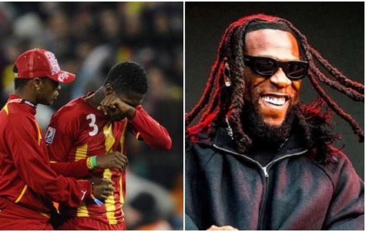Asamoah Gyan trends as Burna Boy’s latest song references 2010 World Cup penalty miss