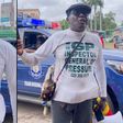 Ghana Police protect 1-man demonstrator as he protests against societal pressure