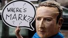 Mark Zuckerberg protest