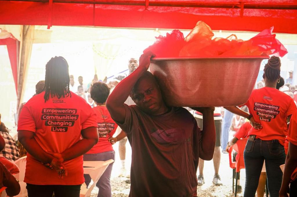 KGL Foundation brings Easter joy to Elmina with food drive