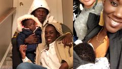 Stonebwoy with his family