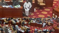 'Bye bye' - Minority MPs hoot at Ken Ofori-Atta after 2024 budget presentation
