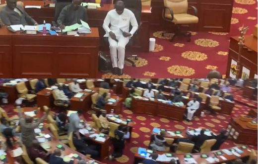 'Bye bye' - Minority MPs hoot at Ken Ofori-Atta after 2024 budget presentation