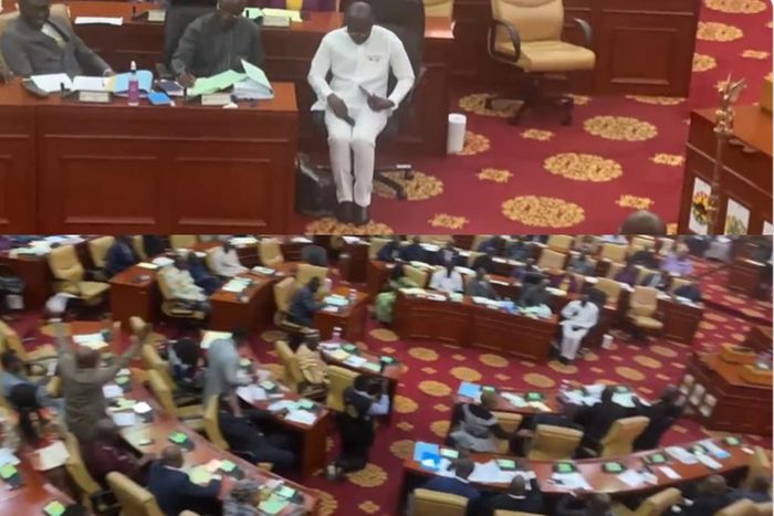 'Bye bye' - Minority MPs hoot at Ken Ofori-Atta after 2024 budget presentation
