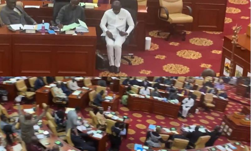 'Bye bye' - Minority MPs hoot at Ken Ofori-Atta after 2024 budget presentation
