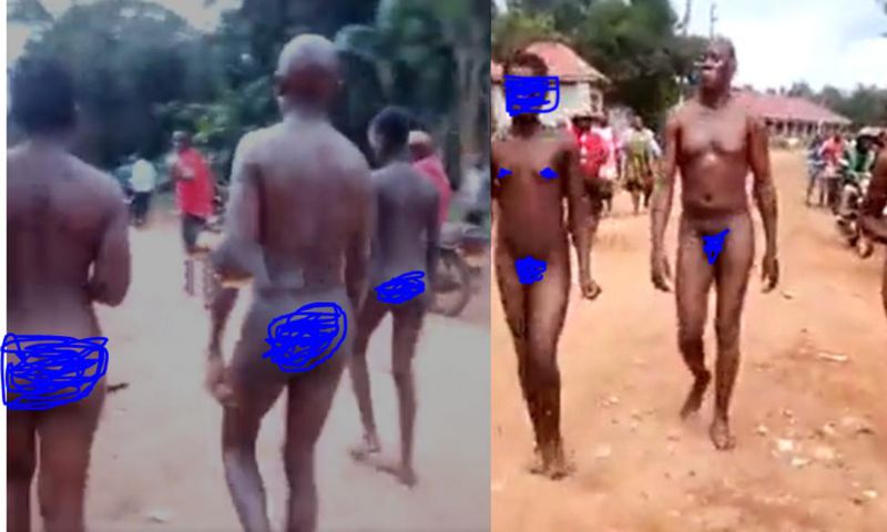 Pastor, wife, and daughter walk totally naked in public to imitate Adam and Eve