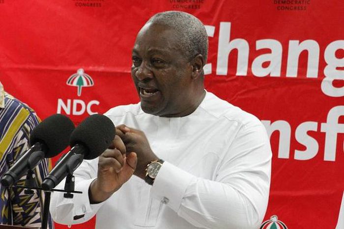 Former president John Mahama