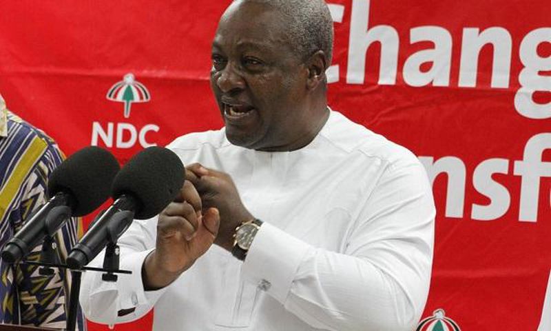 Former president John Mahama