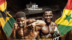 Macbones vs Konate boxing showdown set to thrill fans at Bukom Boxing Arena.