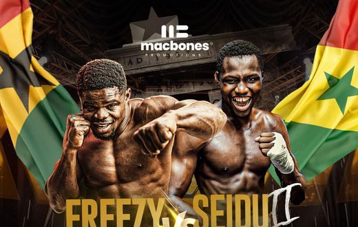 Macbones vs Konate boxing showdown set to thrill fans at Bukom Boxing Arena.