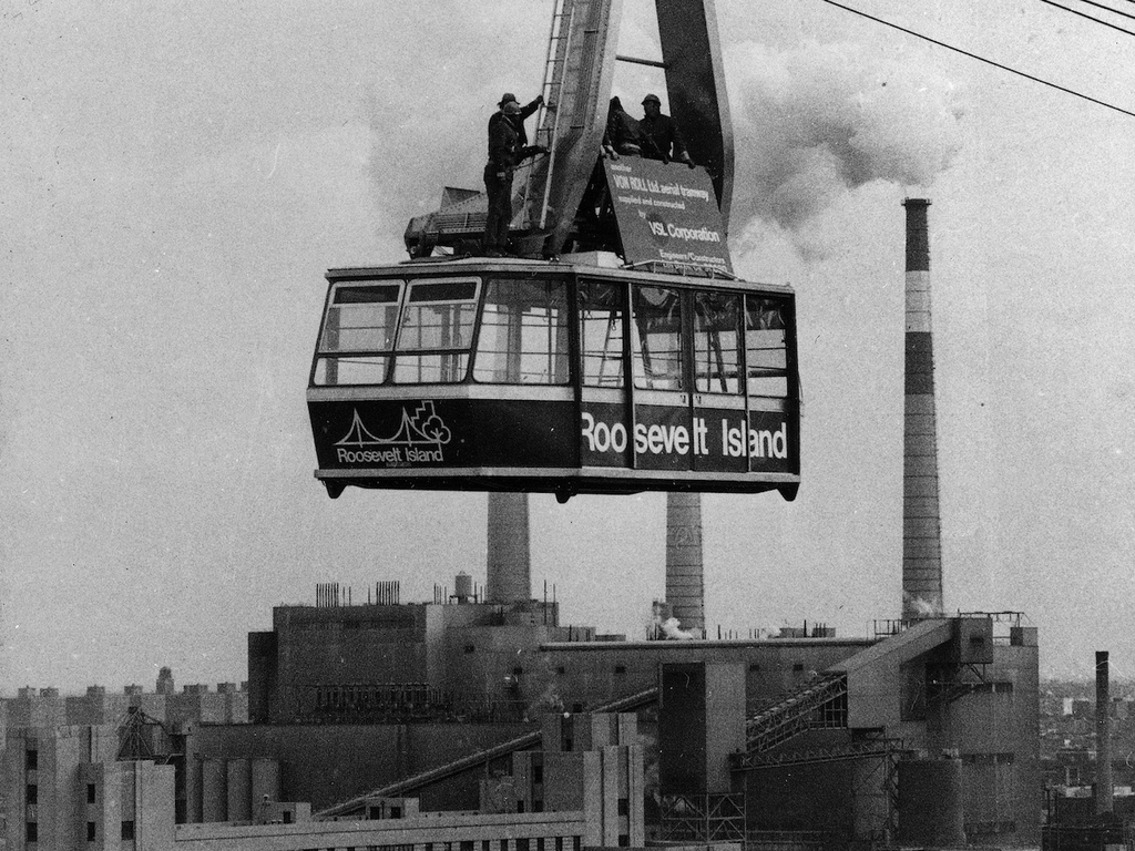 One of New York City's most affordable tourist experiences is a tram that takes you 250 feet above the city for the price of a subway fare