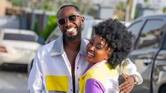 Okyeame Kwame and his wife, Annica