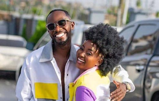 Okyeame Kwame and his wife, Annica
