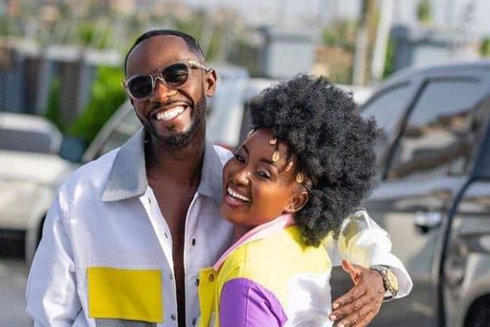 Okyeame Kwame and his wife, Annica