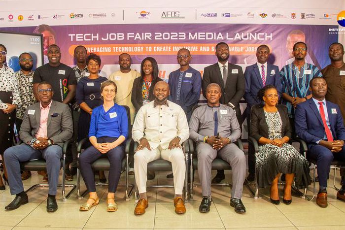 Organisers and partners at the launch of Tech Job Fair 2023