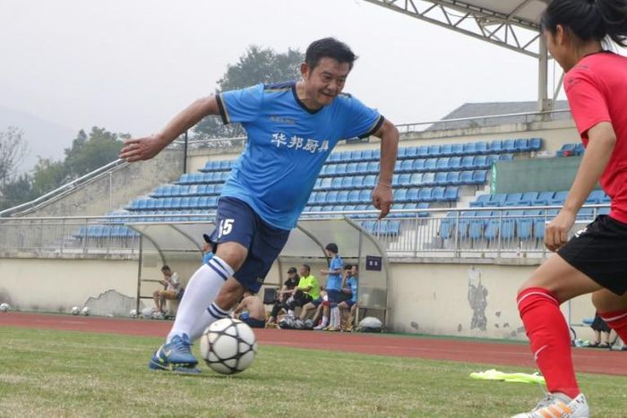 Zhao Chongshan, 63, was a professional footballer during China's Cultural Revolution.