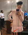Supermodel optical leg illusion