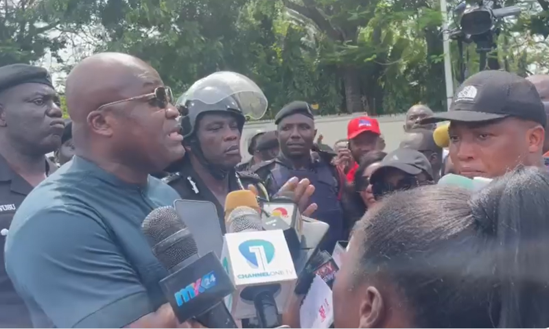 'Hands Off Our Hotels' protesters present petition to presidency after clash with police