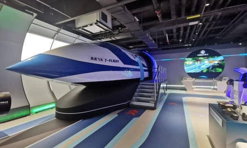 China is developing a high-speed Maglev train for future transportation [Twitter/@alvinfoo]