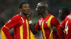 Gyan reveals what Appiah said in viral photo after 2010 World Cup penalty miss