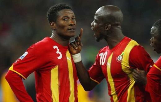Gyan reveals what Appiah said in viral photo after 2010 World Cup penalty miss