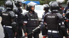 The police in Ghana