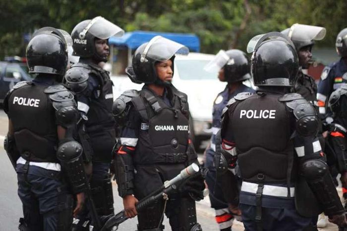 The police in Ghana